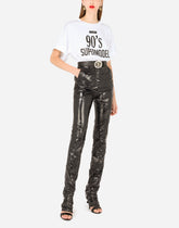 Jersey T-shirt with 90 supermodel print -  | Dolce & Gabbana