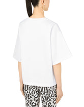 Jersey T-shirt with I'm a super model fan print -  | Dolce & Gabbana