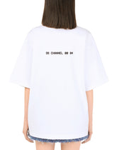 Jersey T-shirt with multi-colored glitch print -  | Dolce & Gabbana
