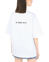 Jersey T-shirt with multi-colored glitch print -  | Dolce & Gabbana