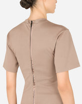 Corset T-shirt with laces and eyelets -  | Dolce &amp; Gabbana