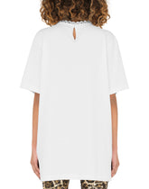Printed jersey T-shirt with J.LO embellishment -  | Dolce & Gabbana