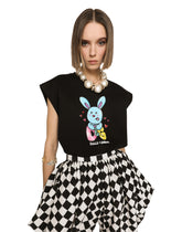 Tank top with Gianpiero D’Alessandro print -  | Dolce & Gabbana
