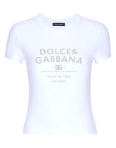 Jersey T-shirt with Dolce&amp;Gabbana lettering -  | Dolce &amp; Gabbana