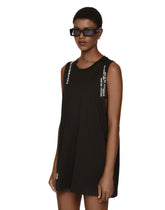 Oversize cotton jersey tank top DGVIB3 -  | Dolce & Gabbana