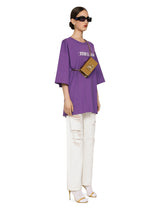 Short-sleeved T-shirt in cotton jersey with DGVIB3 print -  | Dolce & Gabbana