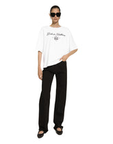 Jersey T-shirt with Dolce&amp;Gabbana logo lettering -  | Dolce &amp; Gabbana