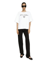 Jersey T-shirt with Dolce&amp;Gabbana logo lettering -  | Dolce &amp; Gabbana