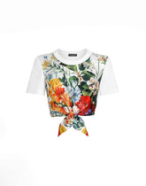 T-shirt with embroidery -  | Dolce &amp; Gabbana