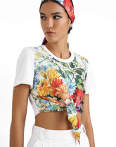 T-shirt with embroidery -  | Dolce &amp; Gabbana