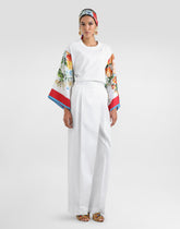 Short-sleeved t-shirt with foulard -  | Dolce &amp; Gabbana
