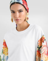 Short-sleeved t-shirt with foulard -  | Dolce &amp; Gabbana