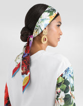 Short-sleeved t-shirt with foulard -  | Dolce &amp; Gabbana