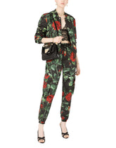 Rose-print quilted nylon bomber jacket -  | Dolce & Gabbana