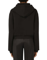 Jersey hoodie with DG print -  | Dolce & Gabbana