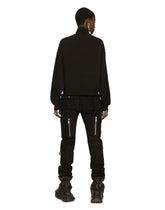 Cropped sweatshirt with Gianpiero D’Alessandro print -  | Dolce & Gabbana