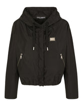 Technical fabric windbreaker with hood -  | Dolce &amp; Gabbana