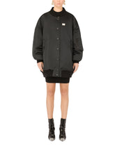 Duchess jacket with logo plaque -  | Dolce &amp; Gabbana