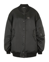 Duchess jacket with logo plaque -  | Dolce &amp; Gabbana