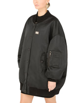 Duchess jacket with logo plaque -  | Dolce &amp; Gabbana
