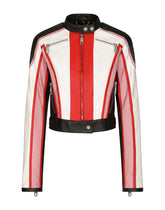 Multi-color leather jacket -  | Dolce & Gabbana