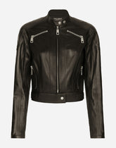 Nappa leather biker jacket -  | Dolce &amp; Gabbana