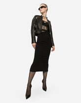 Nappa leather biker jacket -  | Dolce &amp; Gabbana