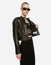 Nappa leather biker jacket -  | Dolce &amp; Gabbana