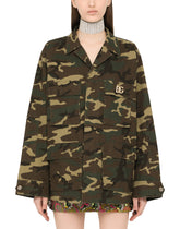 Camouflage-print cotton safari jacket -  | Dolce & Gabbana
