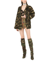 Camouflage-print cotton safari jacket -  | Dolce & Gabbana