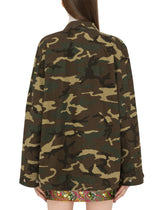 Camouflage-print cotton safari jacket -  | Dolce & Gabbana