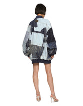 Oversize patchwork denim bomber jacket -  | Dolce & Gabbana