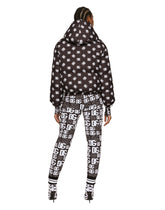 Nylon down jacket with all-over DG logo print -  | Dolce &amp; Gabbana