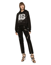 Jersey sweatshirt with DG logo print -  | Dolce &amp; Gabbana