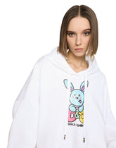 Cropped sweatshirt with Gianpiero D’Alessandro print -  | Dolce &amp; Gabbana
