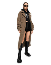Cropped jersey sweatshirt with hood and DG patch embroidery -  | Dolce &amp; Gabbana
