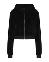 Chenille hoodie with DGVIB3 embroidery -  | Dolce &amp; Gabbana