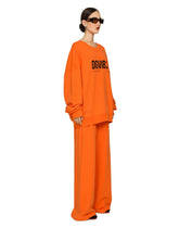 Cotton jersey round-neck sweatshirt with DGVIB3 print -  | Dolce & Gabbana