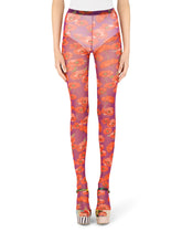Poppy-print tights -  | Dolce & Gabbana