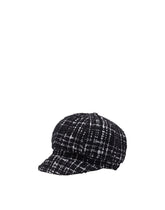 Tweed baker boy hat with peak -  | Dolce &amp; Gabbana