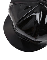 Patent leather baker boy hat with peak -  | Dolce &amp; Gabbana