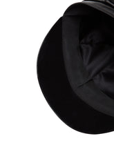 Patent leather baker boy hat with peak -  | Dolce &amp; Gabbana
