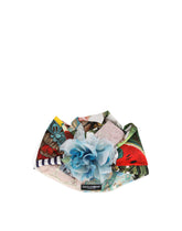 Patchwork turban with floral appliqués -  | Dolce & Gabbana