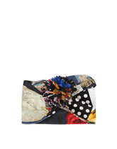 Patchwork turban with floral appliqués -  | Dolce & Gabbana
