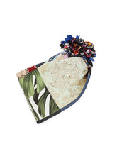 Patchwork turban with floral appliqués -  | Dolce & Gabbana