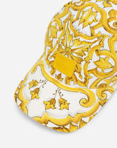 Drill baseball cap with majolica print -  | Dolce &amp; Gabbana