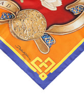 Twill silk foulard with Silk road print: 90 x 90cm- 35 x 35 inches -  | Dolce & Gabbana