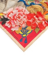Twill silk foulard with Silk road print: 90 x 90cm- 35 x 35 inches -  | Dolce & Gabbana