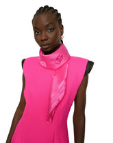 Twill jacquard scarf with DG logo (90 x 90) -  | Dolce & Gabbana