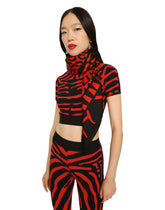Leopard-print twill scarf (90 x 90) -  | Dolce & Gabbana